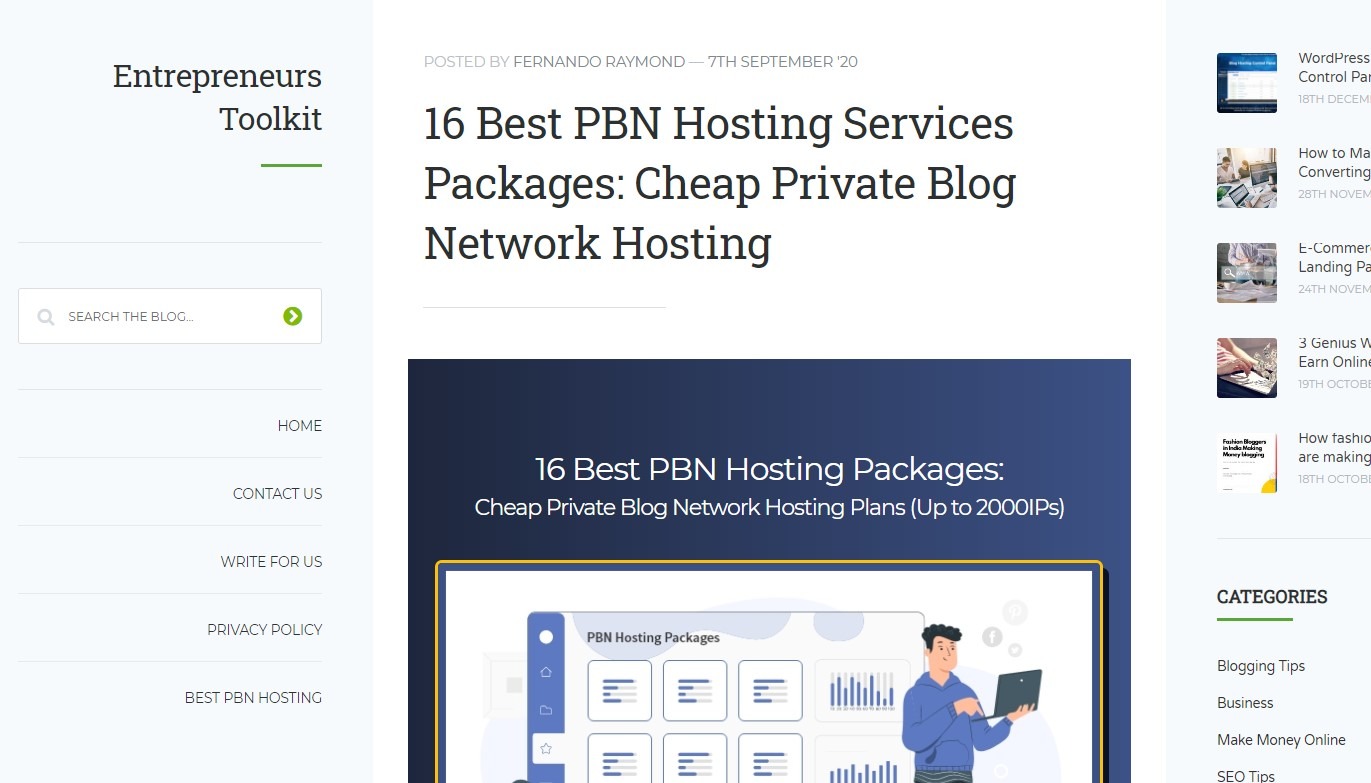 PBN hosting for Digital Marketing Agencies